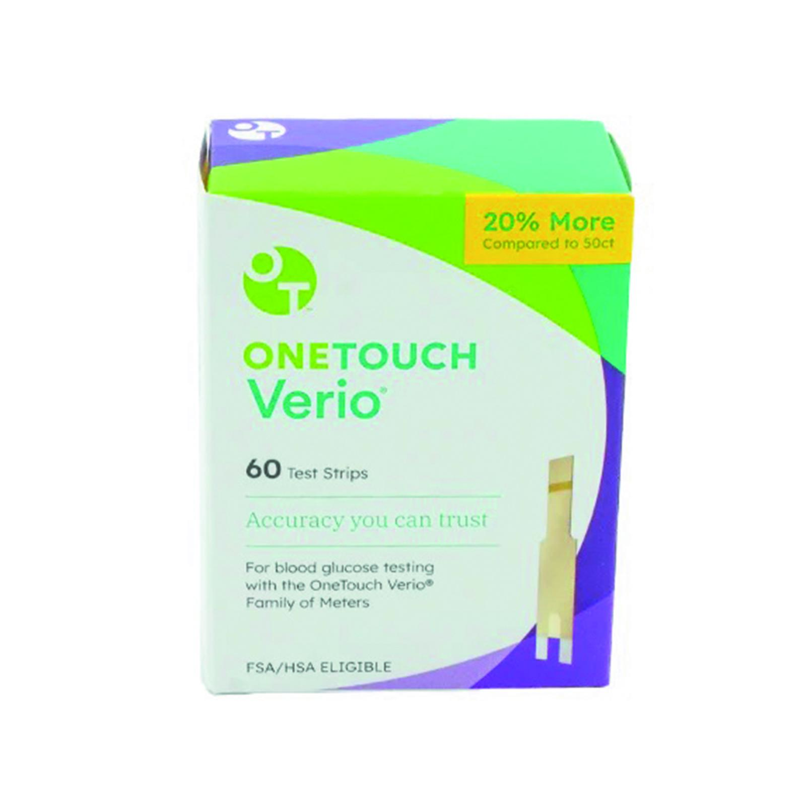 OneTouch Verio 60ct (no grading requirements)