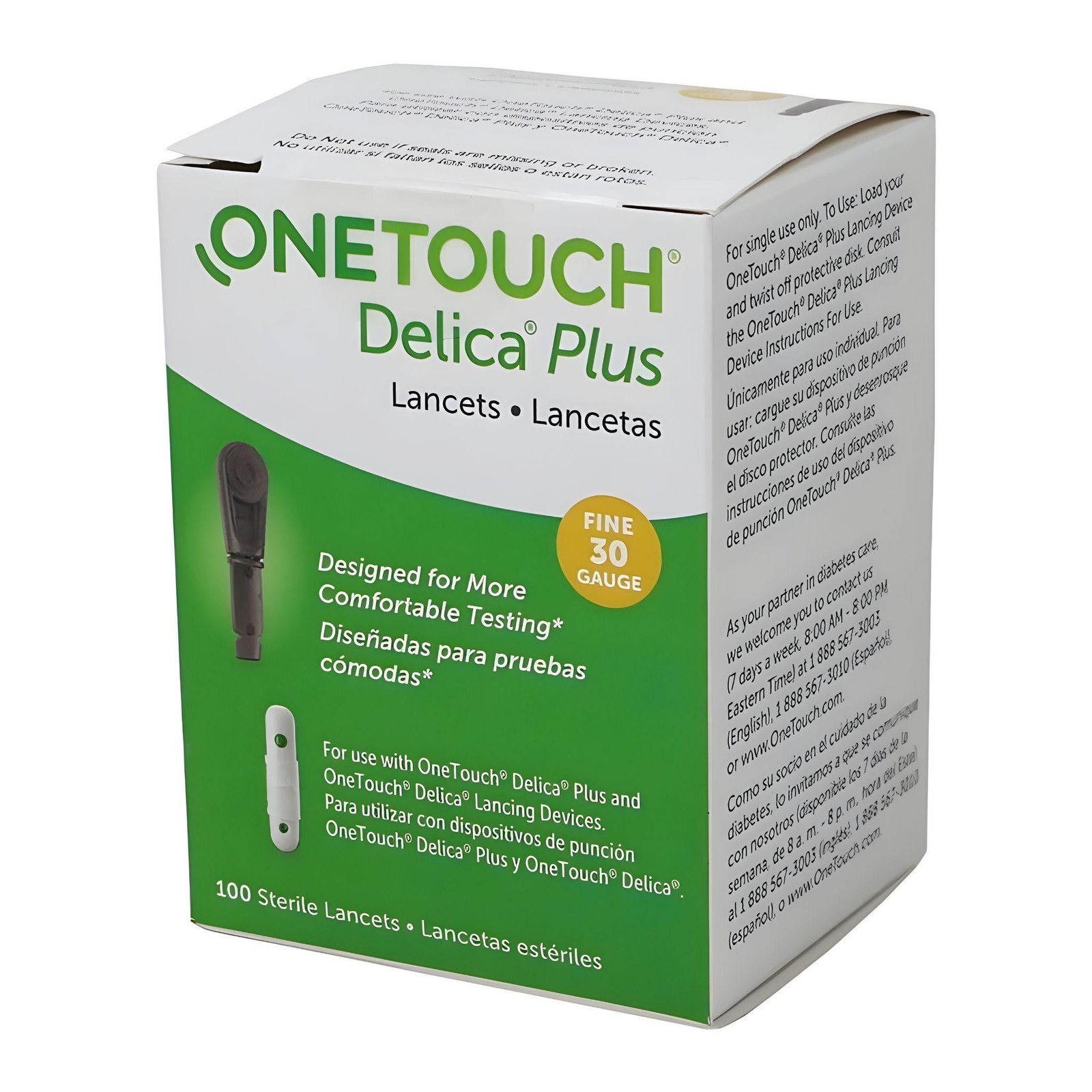 OneTouch Delica Plus Lancets 30G 100 Count